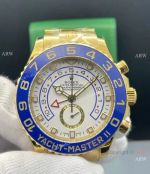 Swiss Rolex Yacht master II 42MM GM Factory 4161 Movement Watch Yellow Gold Case